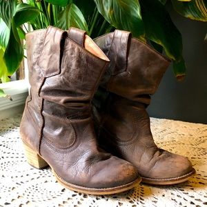 Steve Madden Western Ankle Boots